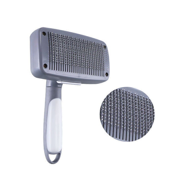 Brosse Anti-Poil Chien et Chat Autonettoyante | PattesZen™