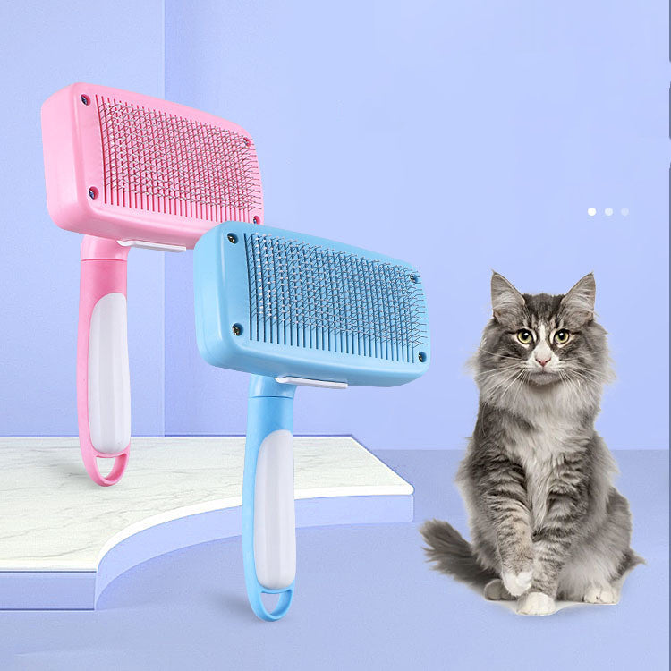 Brosse Anti-Poil Chien et Chat Autonettoyante | PattesZen™